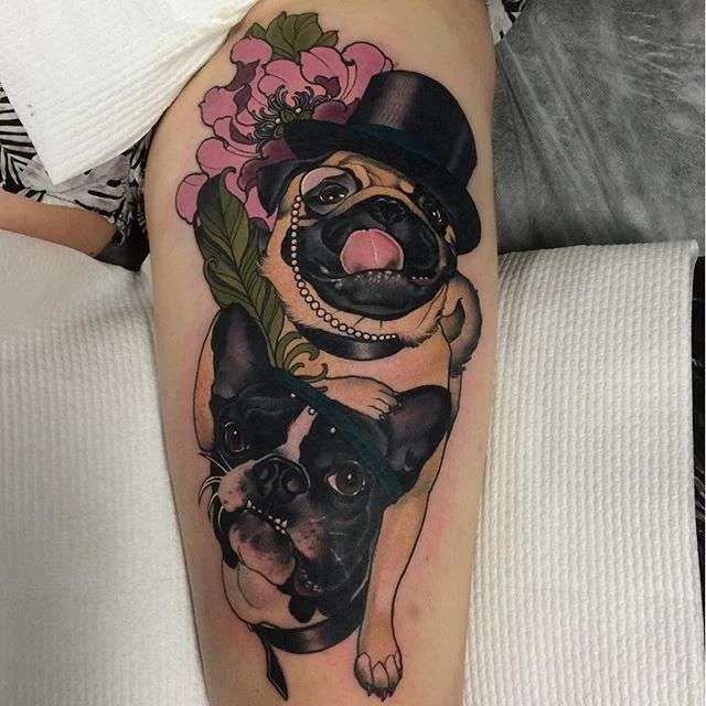 Tattoo artist Emily Rose Murray - famous color neo traditional tattoos | Australia